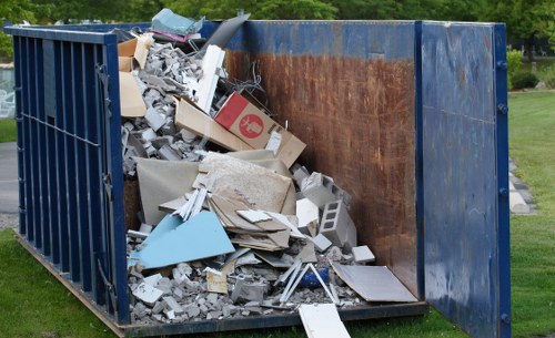 Furniture being cleared from a Sidcup home